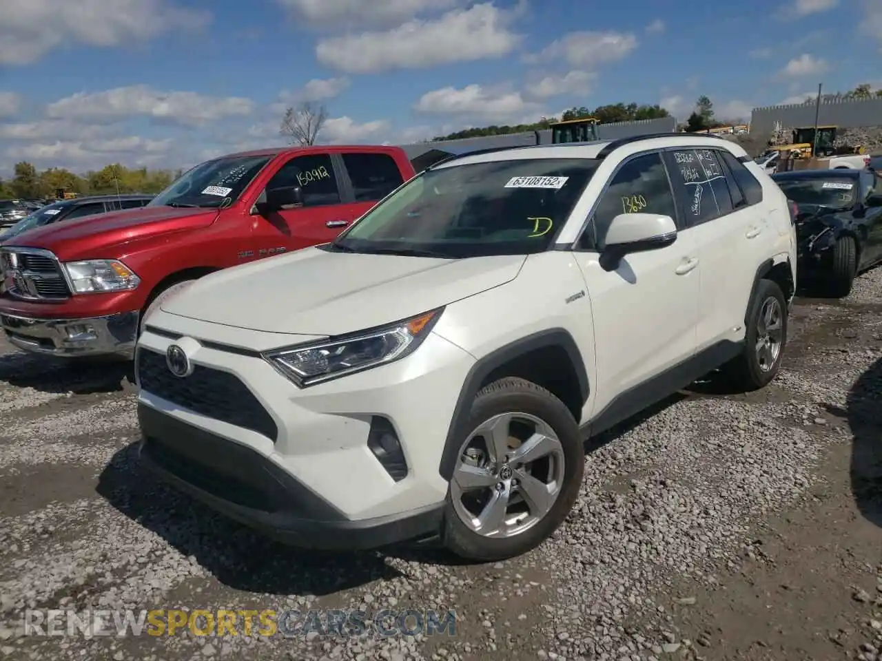 2 Photograph of a damaged car JTMB6RFV4MD040711 TOYOTA RAV4 2021