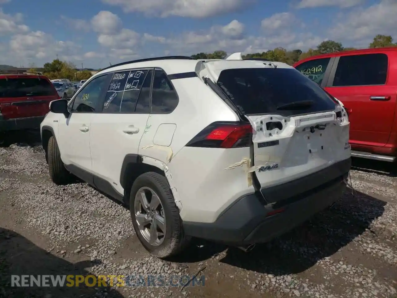 3 Photograph of a damaged car JTMB6RFV4MD040711 TOYOTA RAV4 2021