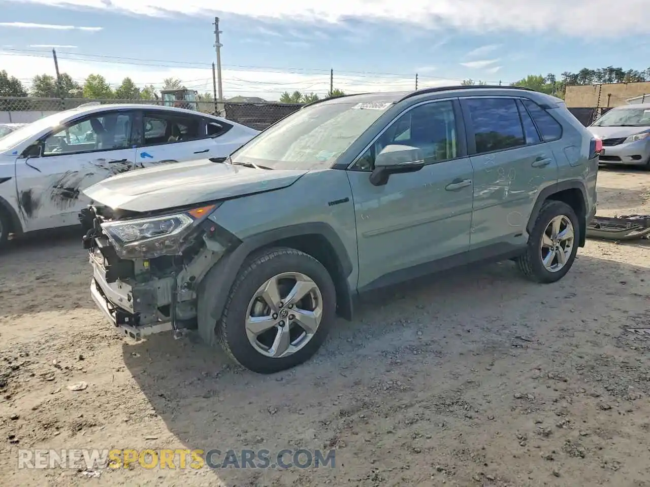1 Photograph of a damaged car JTMB6RFV5MD045111 TOYOTA RAV4 2021