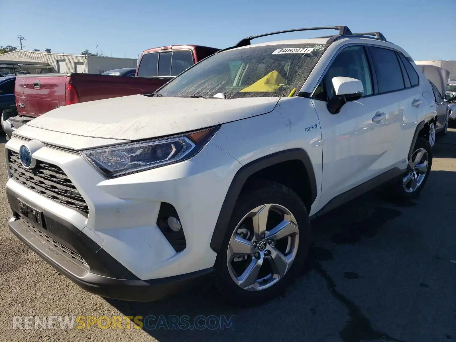 2 Photograph of a damaged car JTMB6RFV6MD007760 TOYOTA RAV4 2021