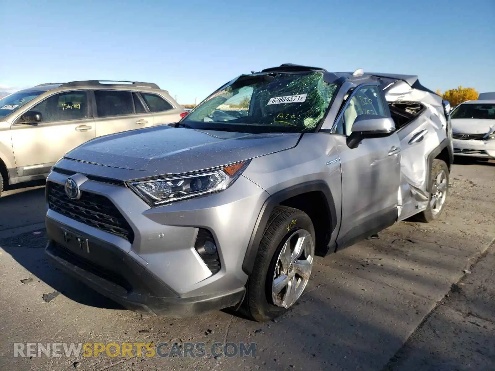 2 Photograph of a damaged car JTMB6RFV6MD010531 TOYOTA RAV4 2021