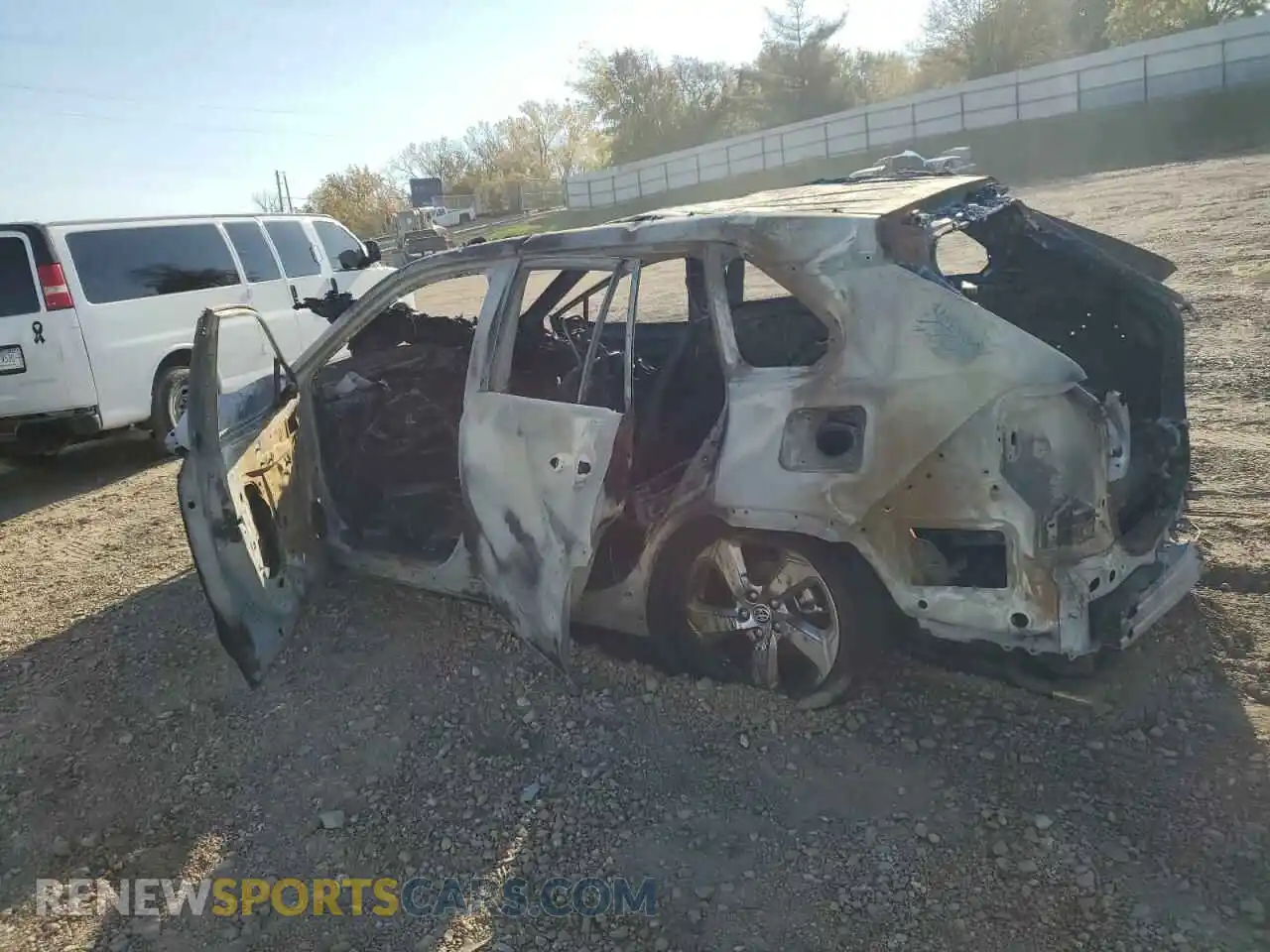2 Photograph of a damaged car JTMB6RFV7MD034823 TOYOTA RAV4 2021