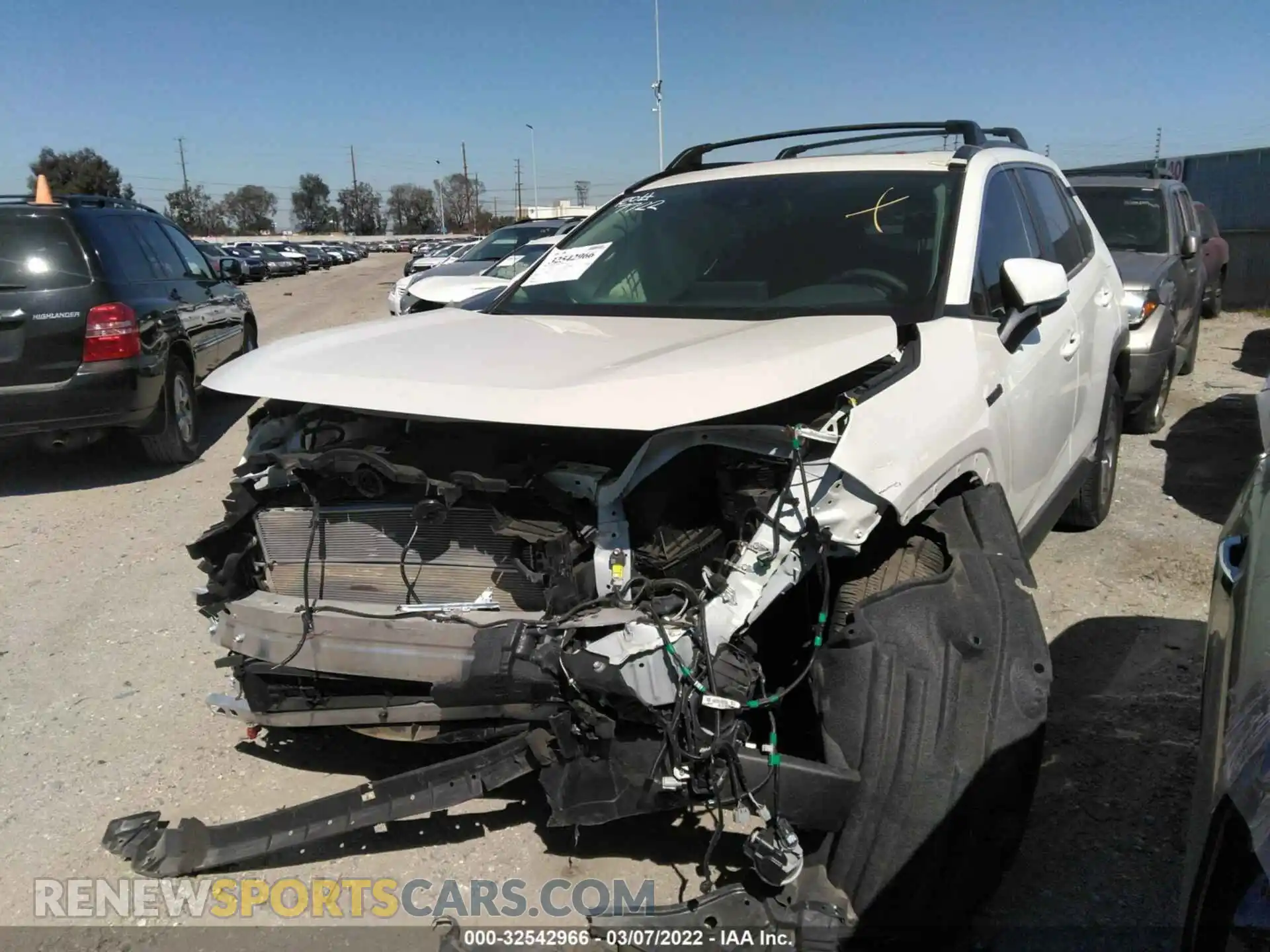 2 Photograph of a damaged car JTMB6RFVXMD038901 TOYOTA RAV4 2021