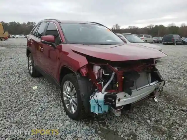 1 Photograph of a damaged car JTMC1RFV1MD070607 TOYOTA RAV4 2021