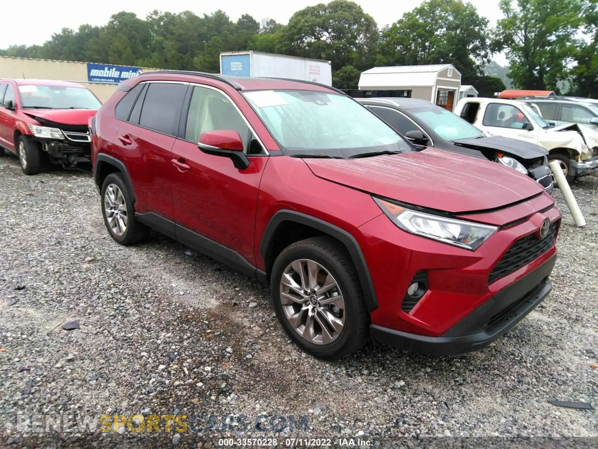 1 Photograph of a damaged car JTMC1RFV3MD070267 TOYOTA RAV4 2021