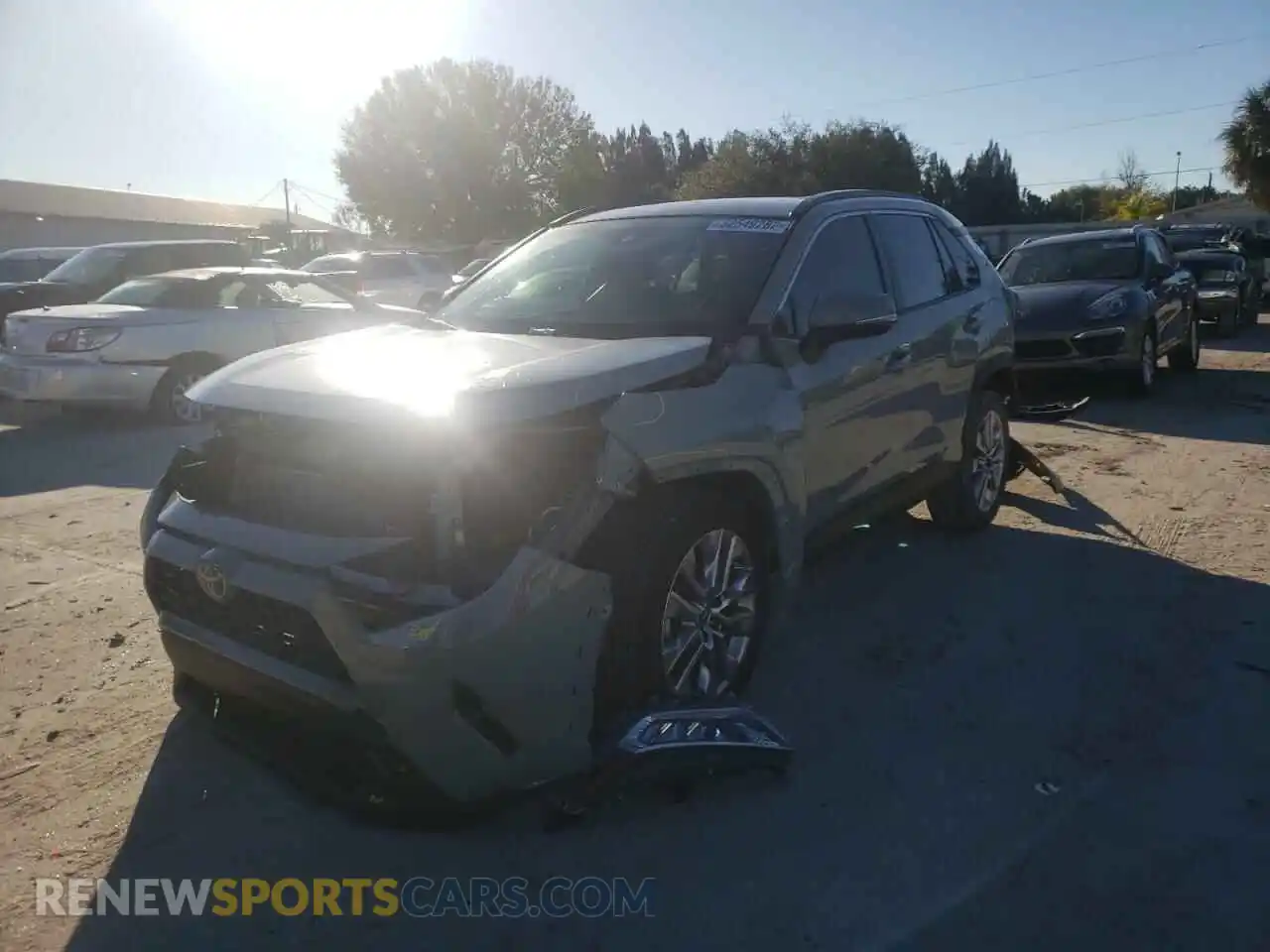 2 Photograph of a damaged car JTMC1RFV8MD074315 TOYOTA RAV4 2021