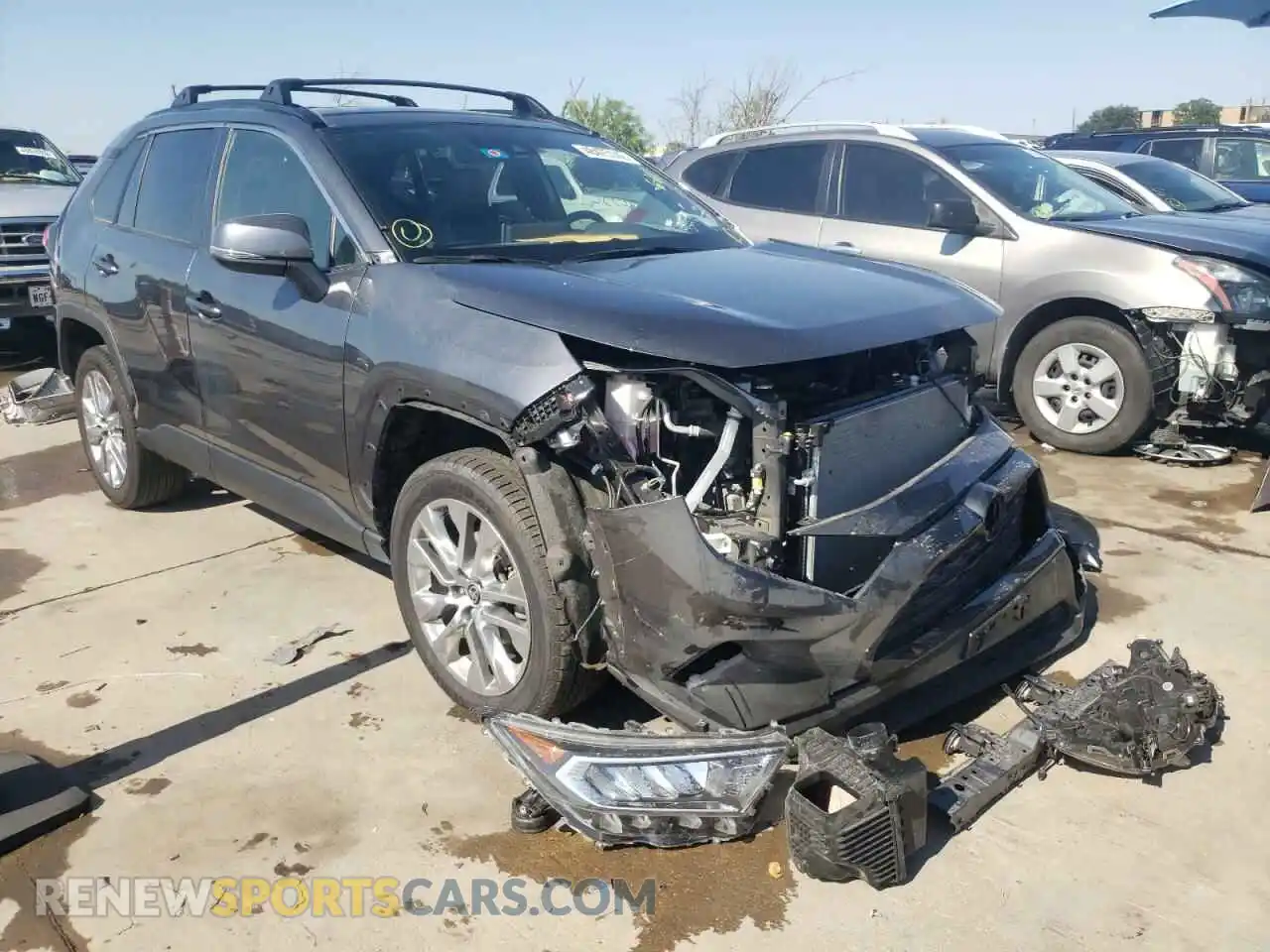 1 Photograph of a damaged car JTMC1RFV8MD522858 TOYOTA RAV4 2021