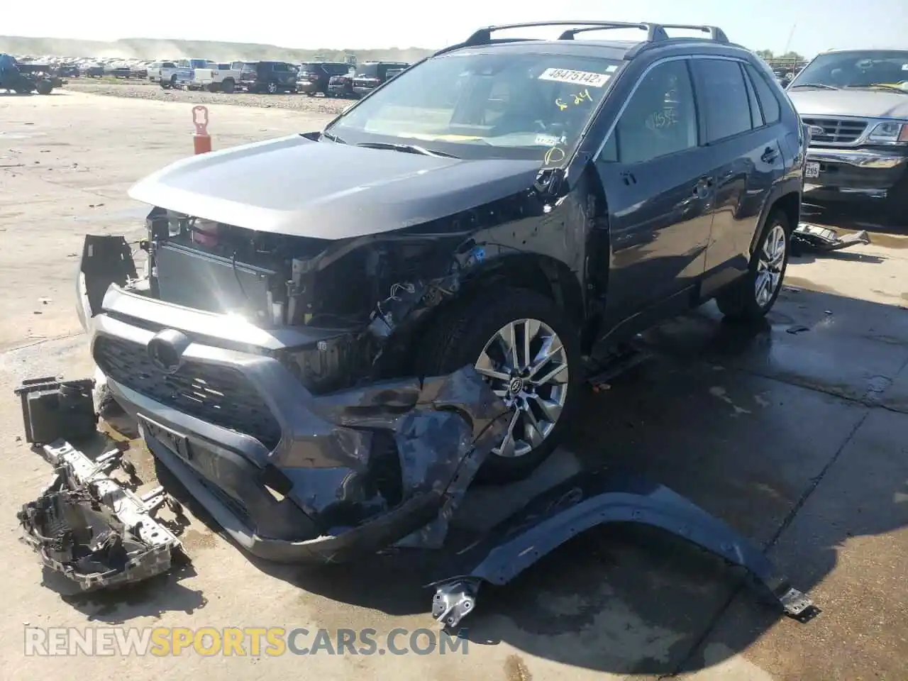 2 Photograph of a damaged car JTMC1RFV8MD522858 TOYOTA RAV4 2021