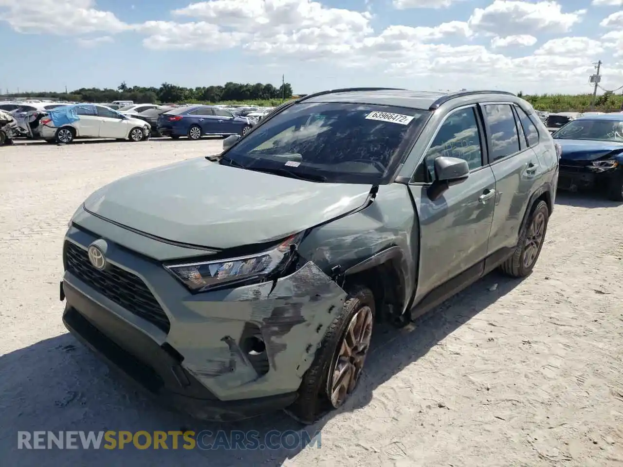 2 Photograph of a damaged car JTMC1RFVXMD065891 TOYOTA RAV4 2021