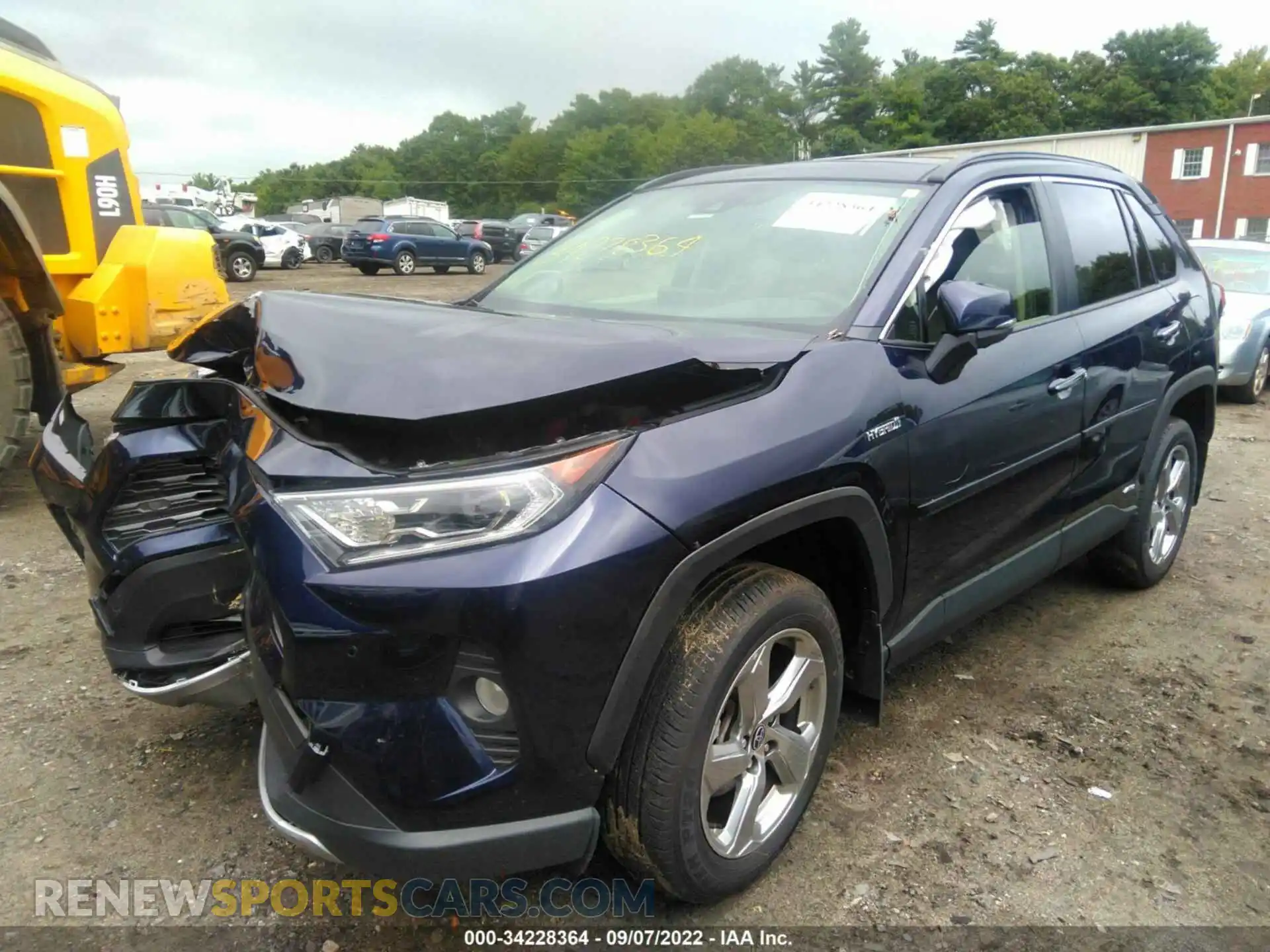 2 Photograph of a damaged car JTMD6RFV3MD516701 TOYOTA RAV4 2021