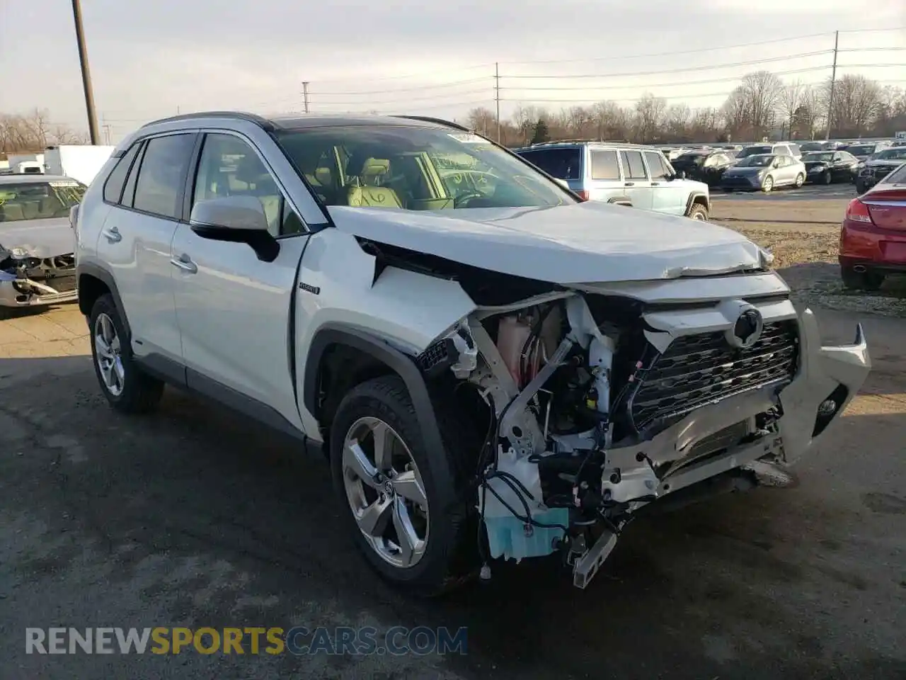 1 Photograph of a damaged car JTMD6RFVXMD011075 TOYOTA RAV4 2021