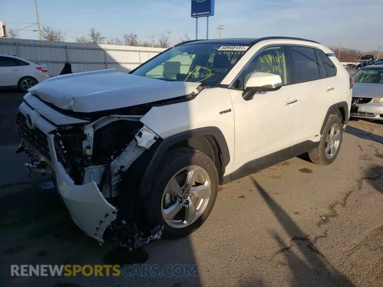 2 Photograph of a damaged car JTMD6RFVXMD011075 TOYOTA RAV4 2021