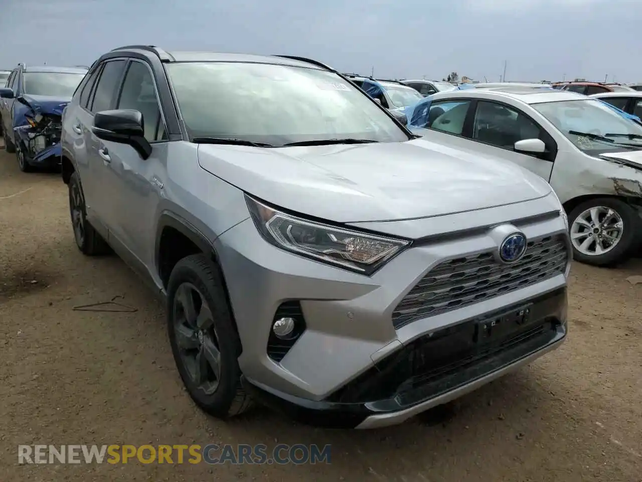 1 Photograph of a damaged car JTME6RFV0MD517017 TOYOTA RAV4 2021