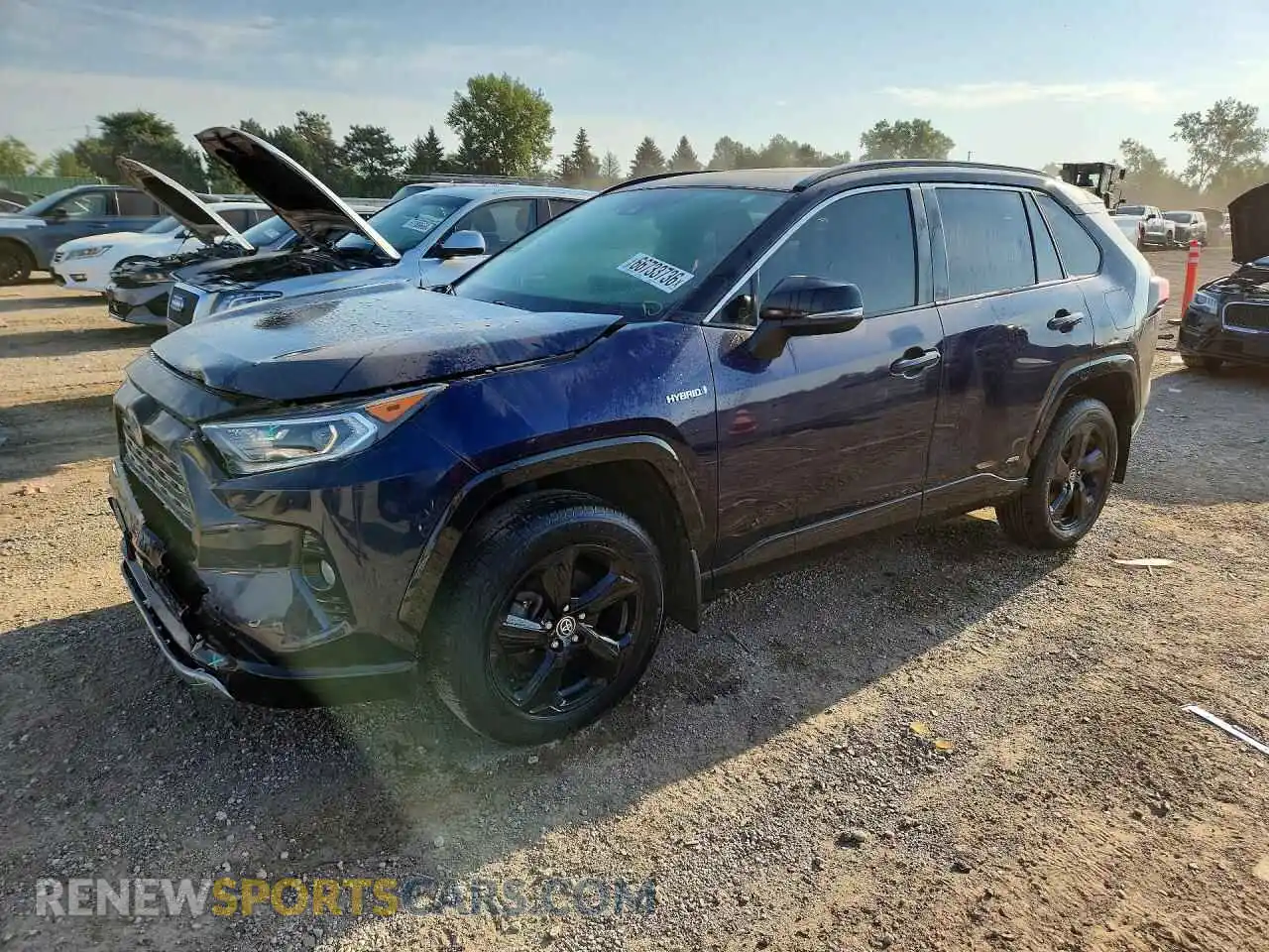 1 Фотография поврежденного автомобиля JTME6RFV0MJ009583 TOYOTA RAV4 2021