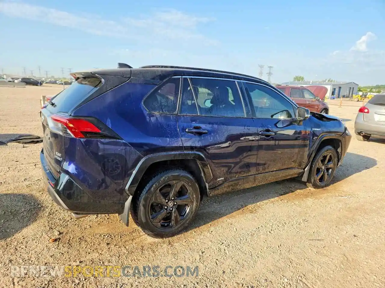 3 Фотография поврежденного автомобиля JTME6RFV0MJ009583 TOYOTA RAV4 2021