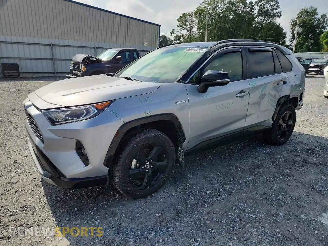 1 Photograph of a damaged car JTME6RFV4MD516727 TOYOTA RAV4 2021