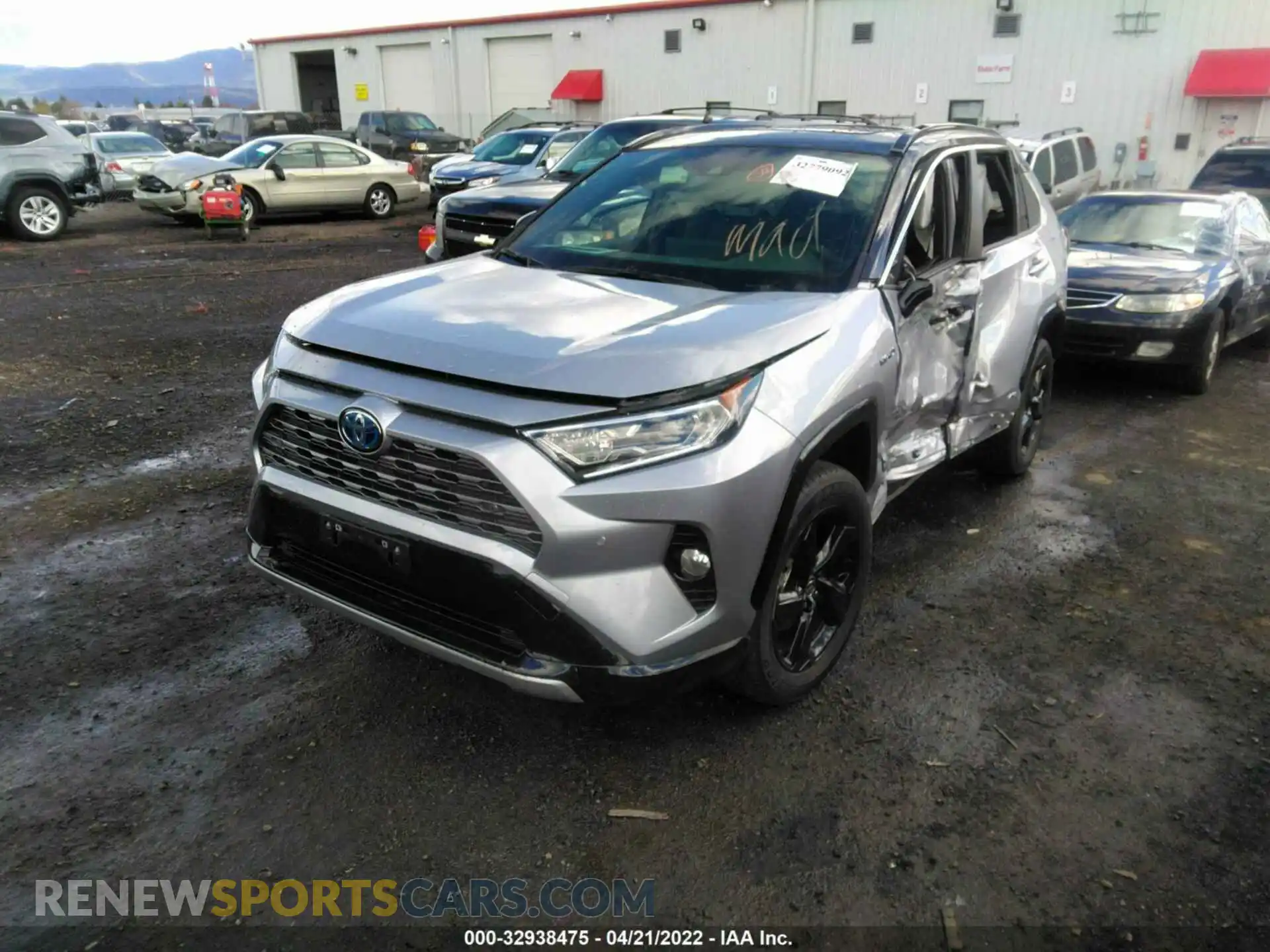 2 Фотография поврежденного автомобиля JTME6RFV4MD516792 TOYOTA RAV4 2021