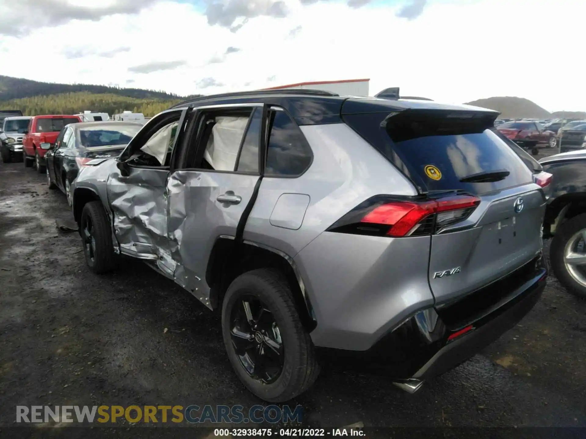 3 Фотография поврежденного автомобиля JTME6RFV4MD516792 TOYOTA RAV4 2021