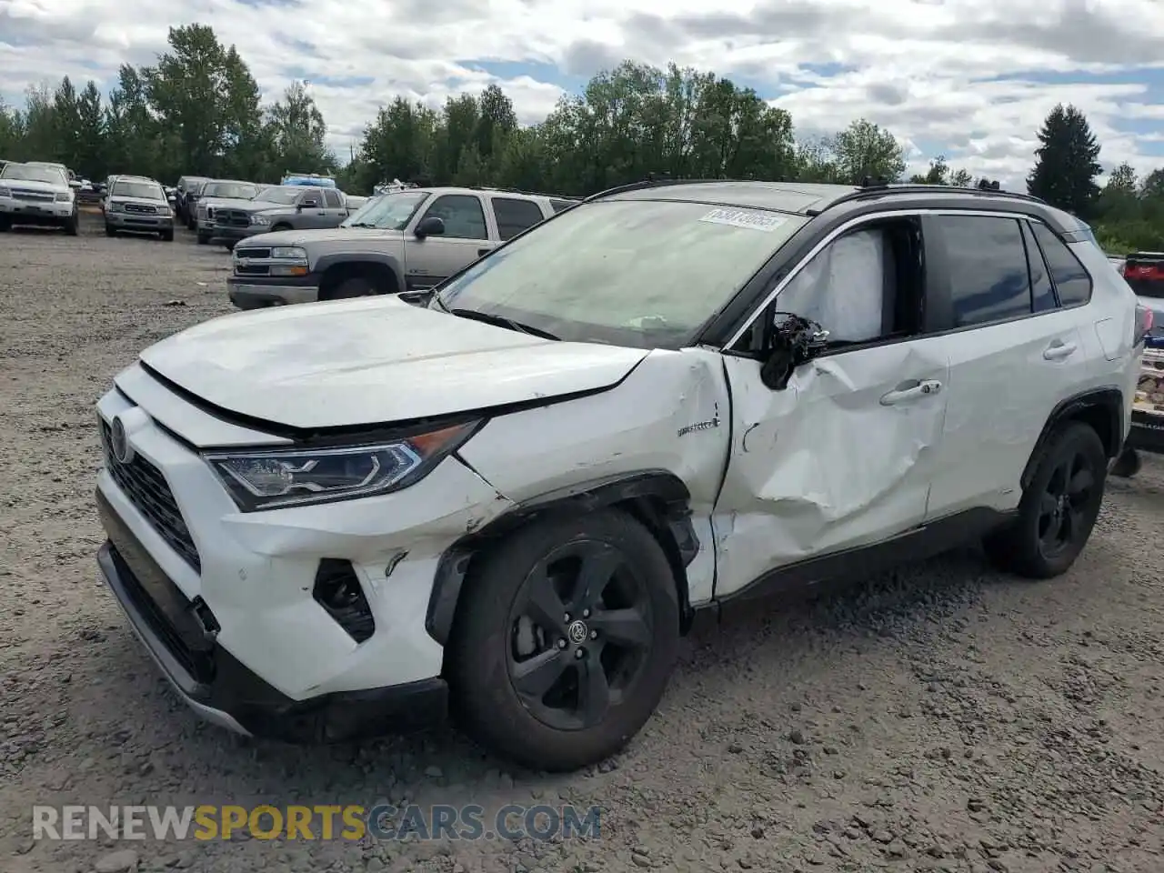 1 Photograph of a damaged car JTME6RFV5MD508300 TOYOTA RAV4 2021