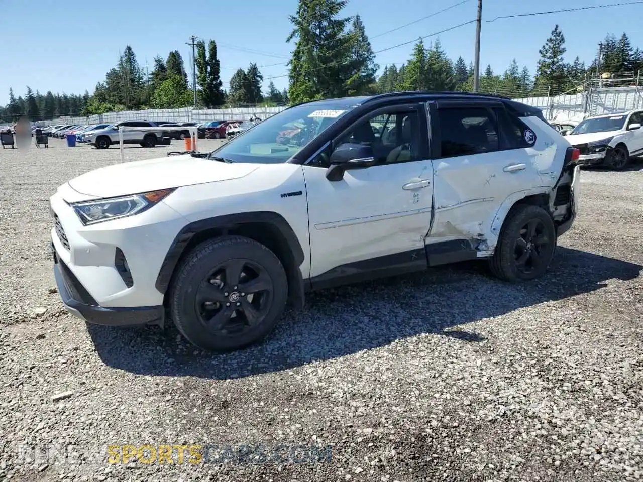 1 Photograph of a damaged car JTME6RFV6MD515904 TOYOTA RAV4 2021