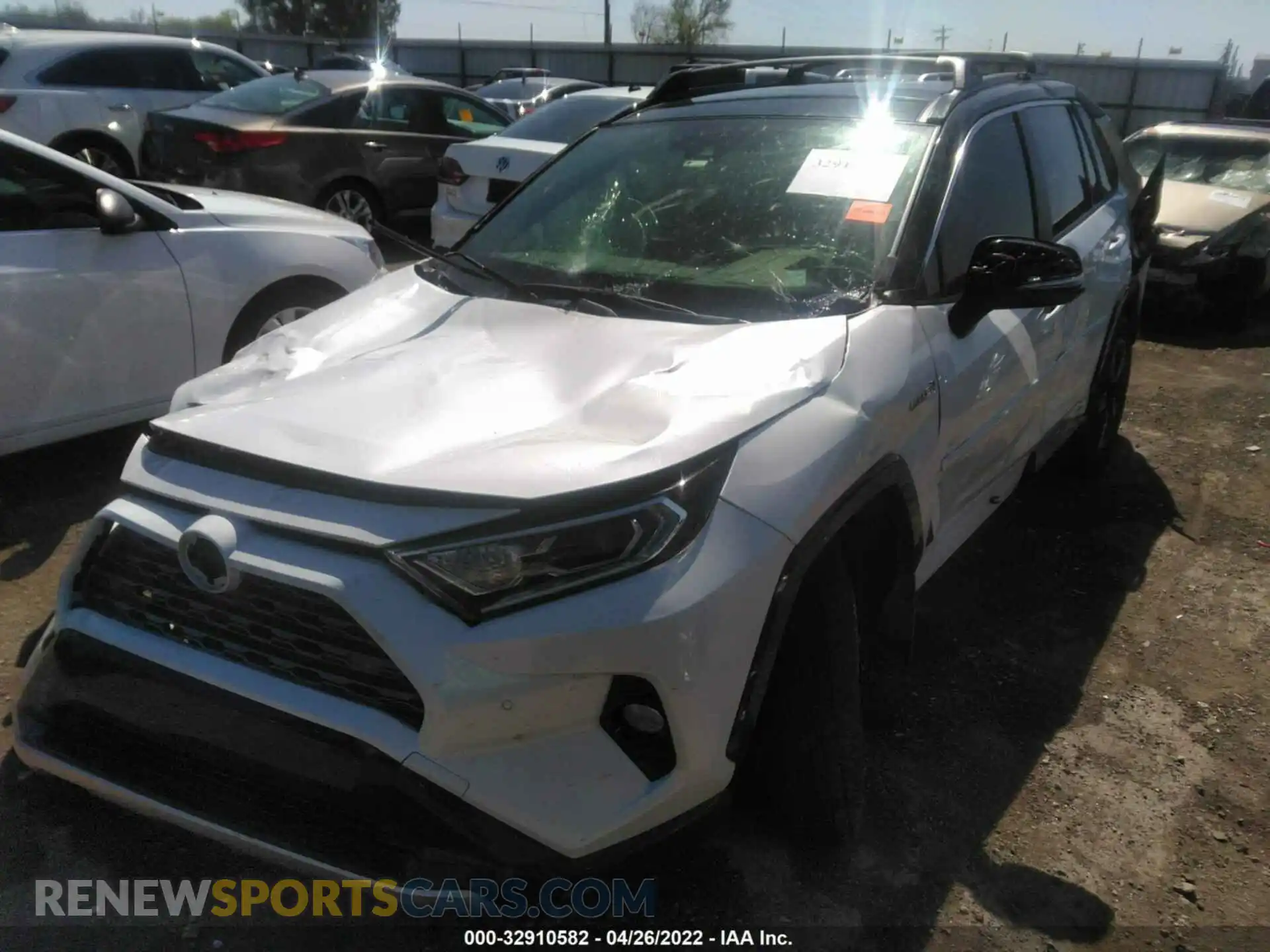 2 Photograph of a damaged car JTME6RFV8MD511269 TOYOTA RAV4 2021