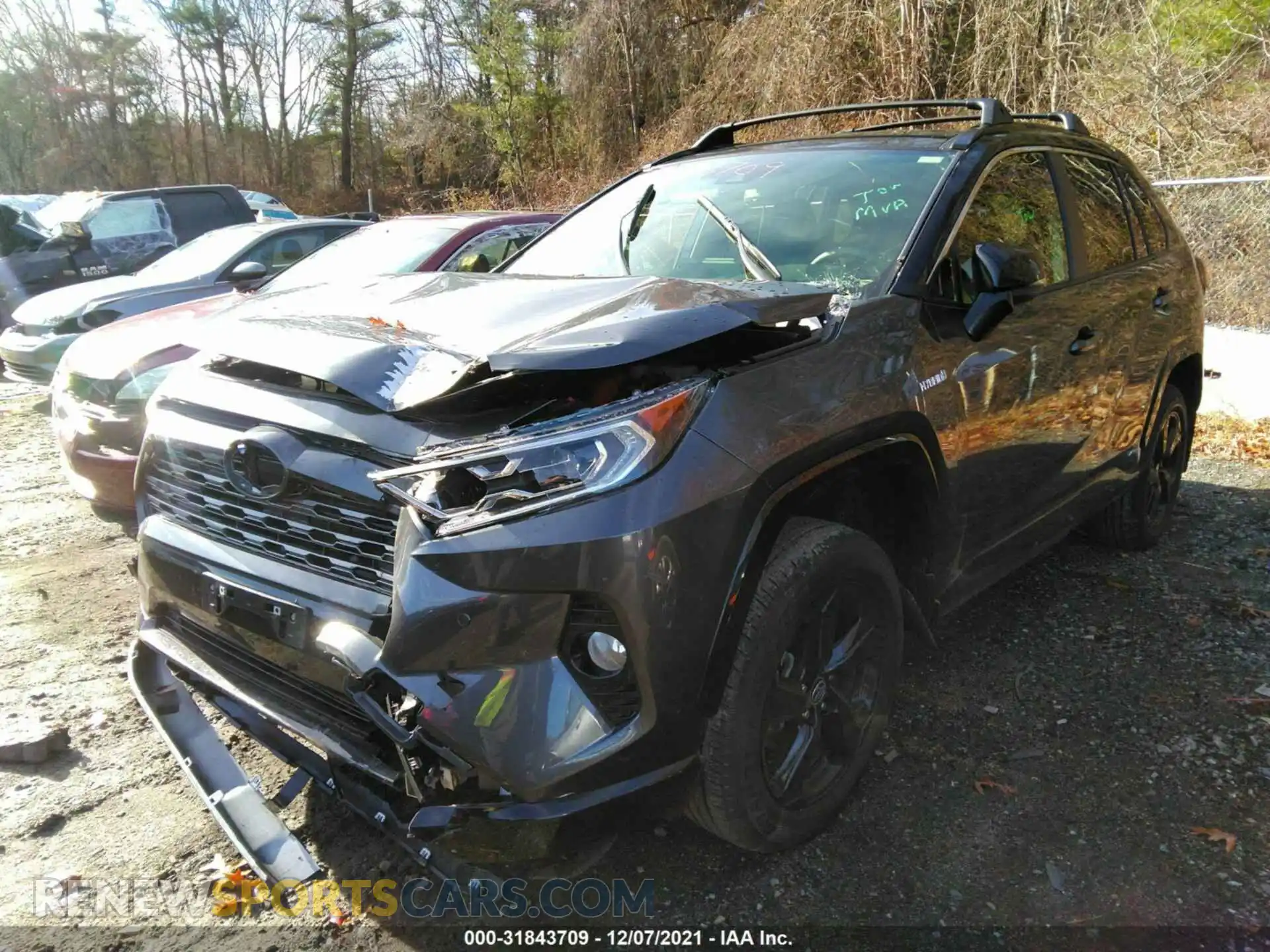 2 Photograph of a damaged car JTME6RFVXMD507739 TOYOTA RAV4 2021