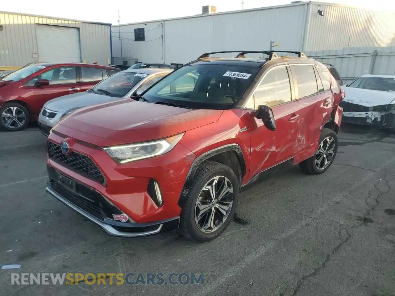 1 Photograph of a damaged car JTMEB3FV1MD015772 TOYOTA RAV4 2021