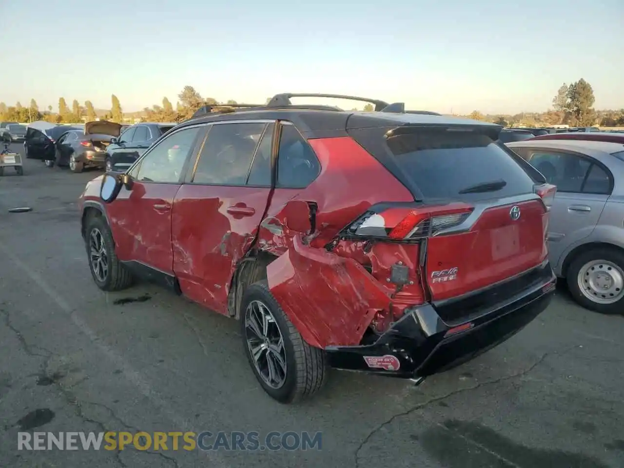 2 Photograph of a damaged car JTMEB3FV1MD015772 TOYOTA RAV4 2021