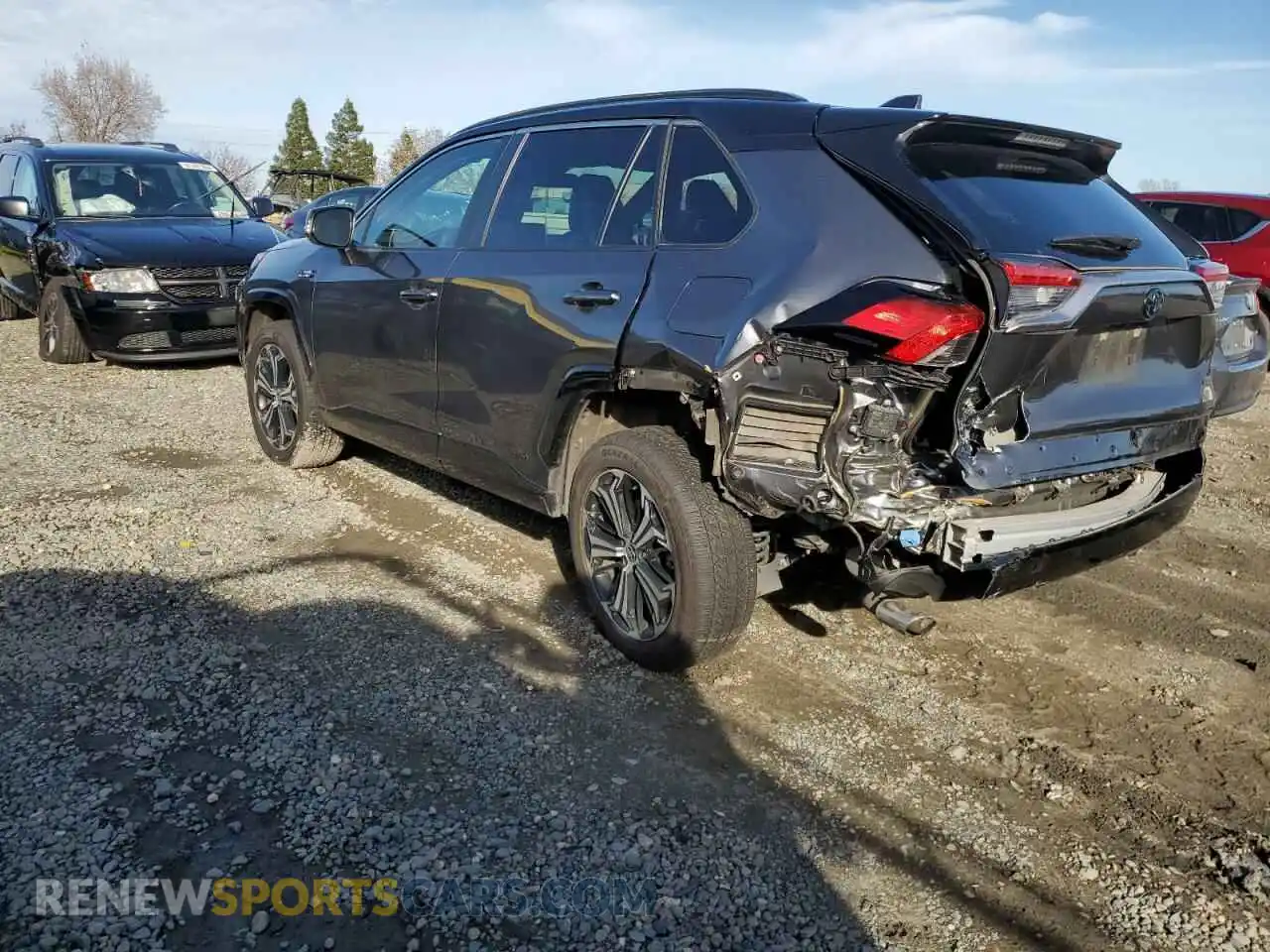 2 Photograph of a damaged car JTMEB3FV1MD028733 TOYOTA RAV4 2021
