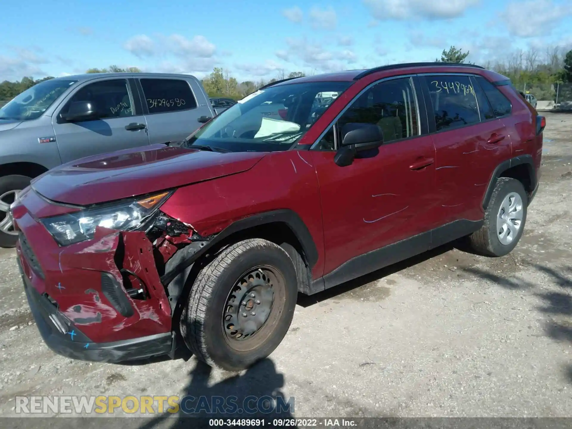 2 Photograph of a damaged car JTMF1RFV7MD070365 TOYOTA RAV4 2021