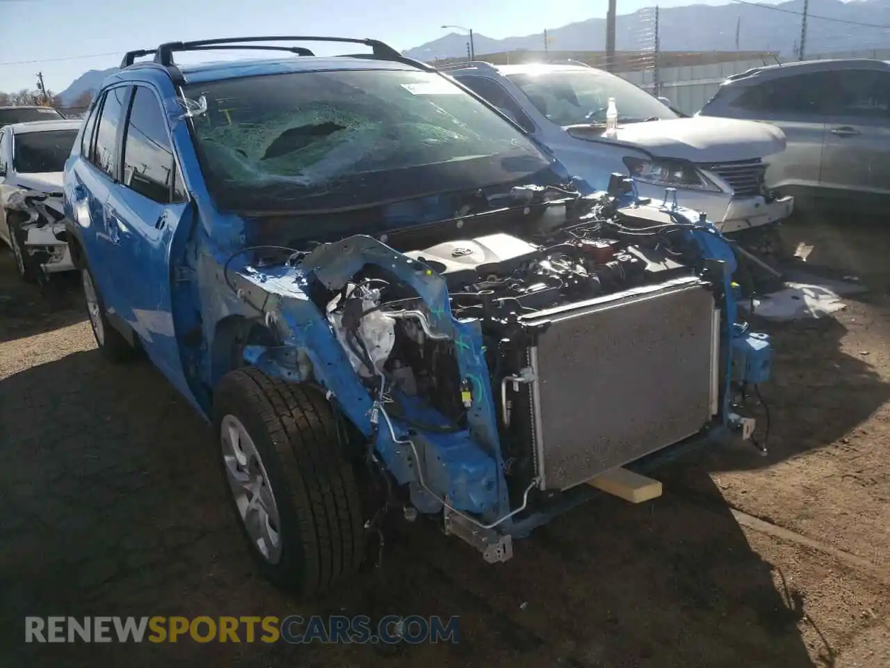 1 Photograph of a damaged car JTMF1RFV9MD076149 TOYOTA RAV4 2021
