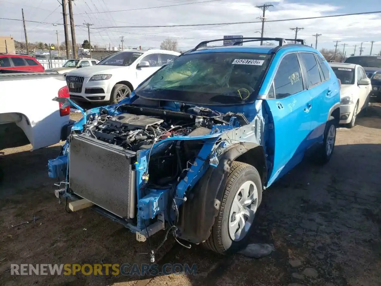 2 Photograph of a damaged car JTMF1RFV9MD076149 TOYOTA RAV4 2021
