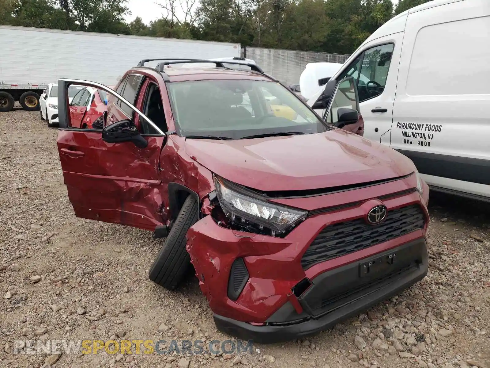 1 Photograph of a damaged car JTMF1RFV9MD078970 TOYOTA RAV4 2021
