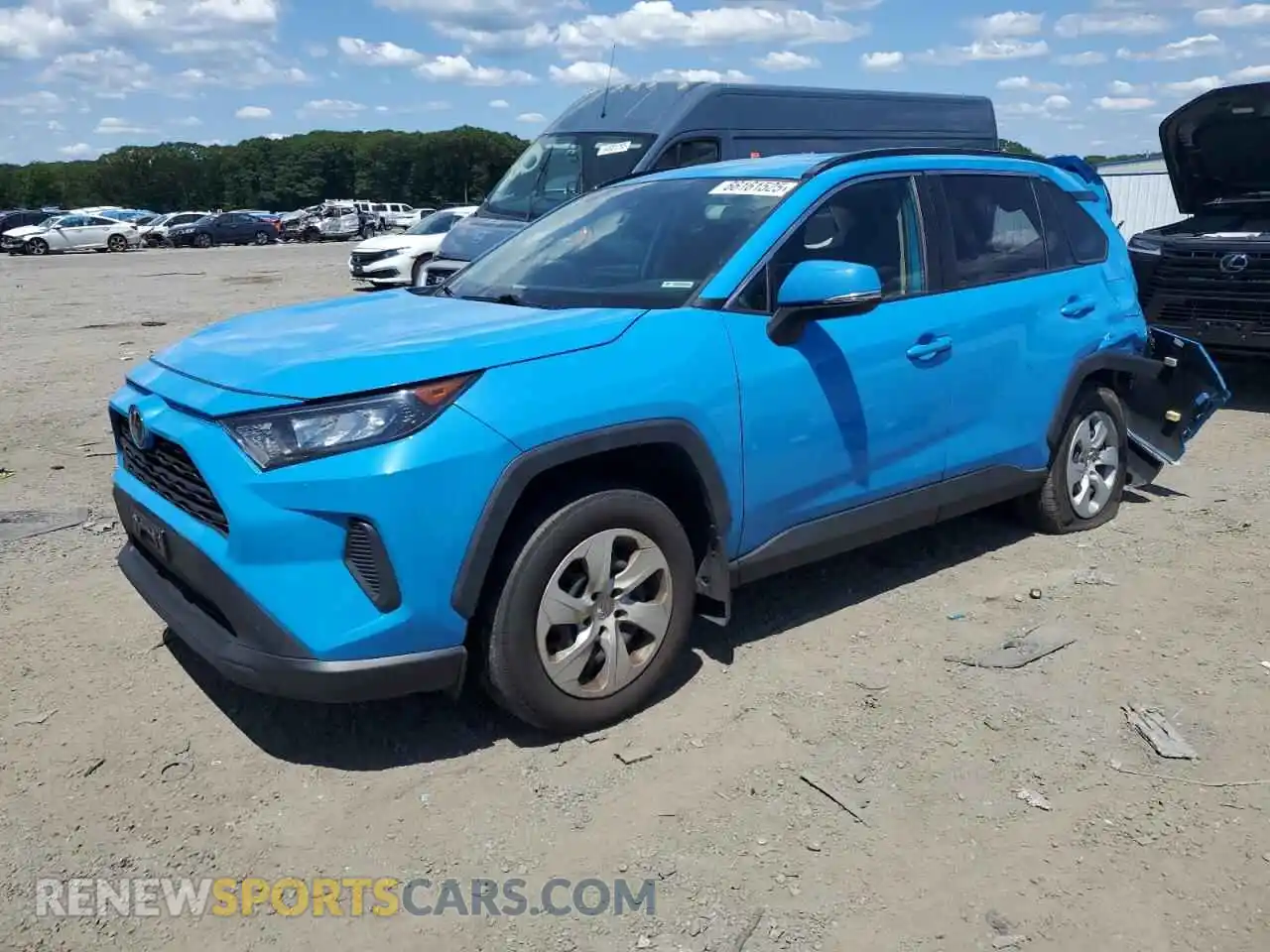 1 Photograph of a damaged car JTMG1RFV3MD070707 TOYOTA RAV4 2021