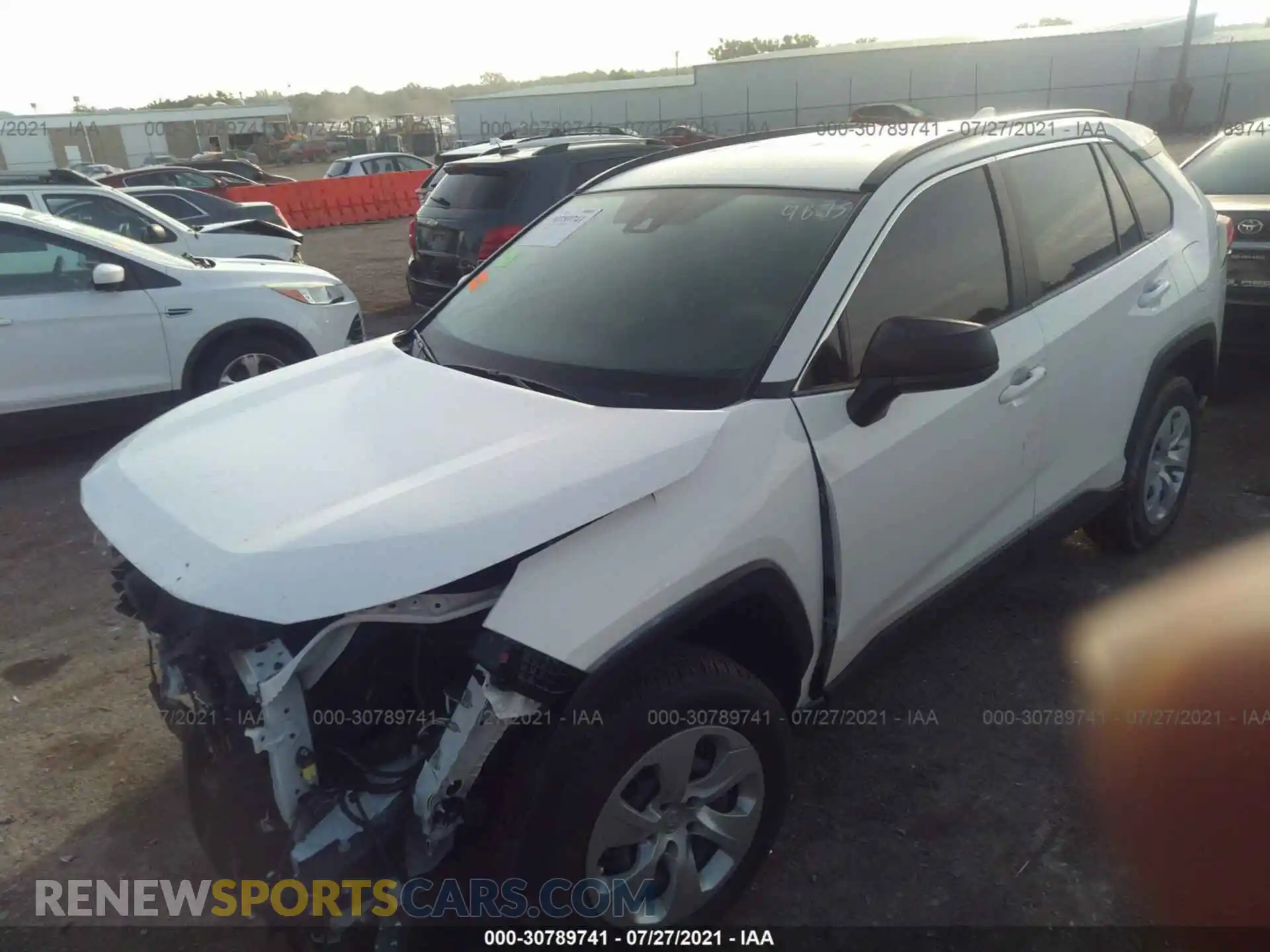 2 Photograph of a damaged car JTMH1RFV2MD069875 TOYOTA RAV4 2021