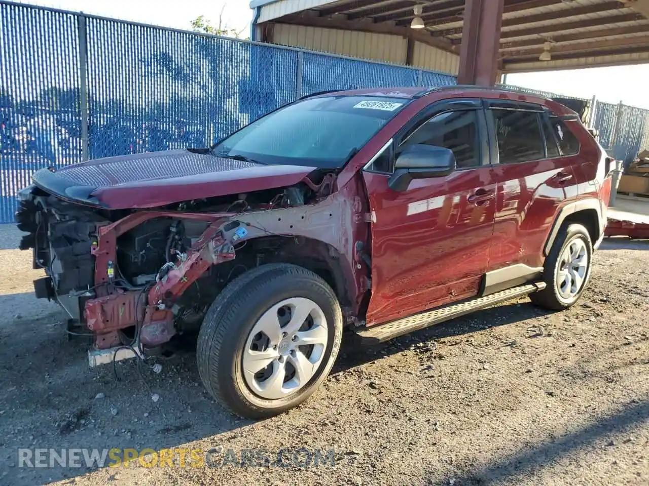 1 Photograph of a damaged car JTMH1RFV4MD064323 TOYOTA RAV4 2021