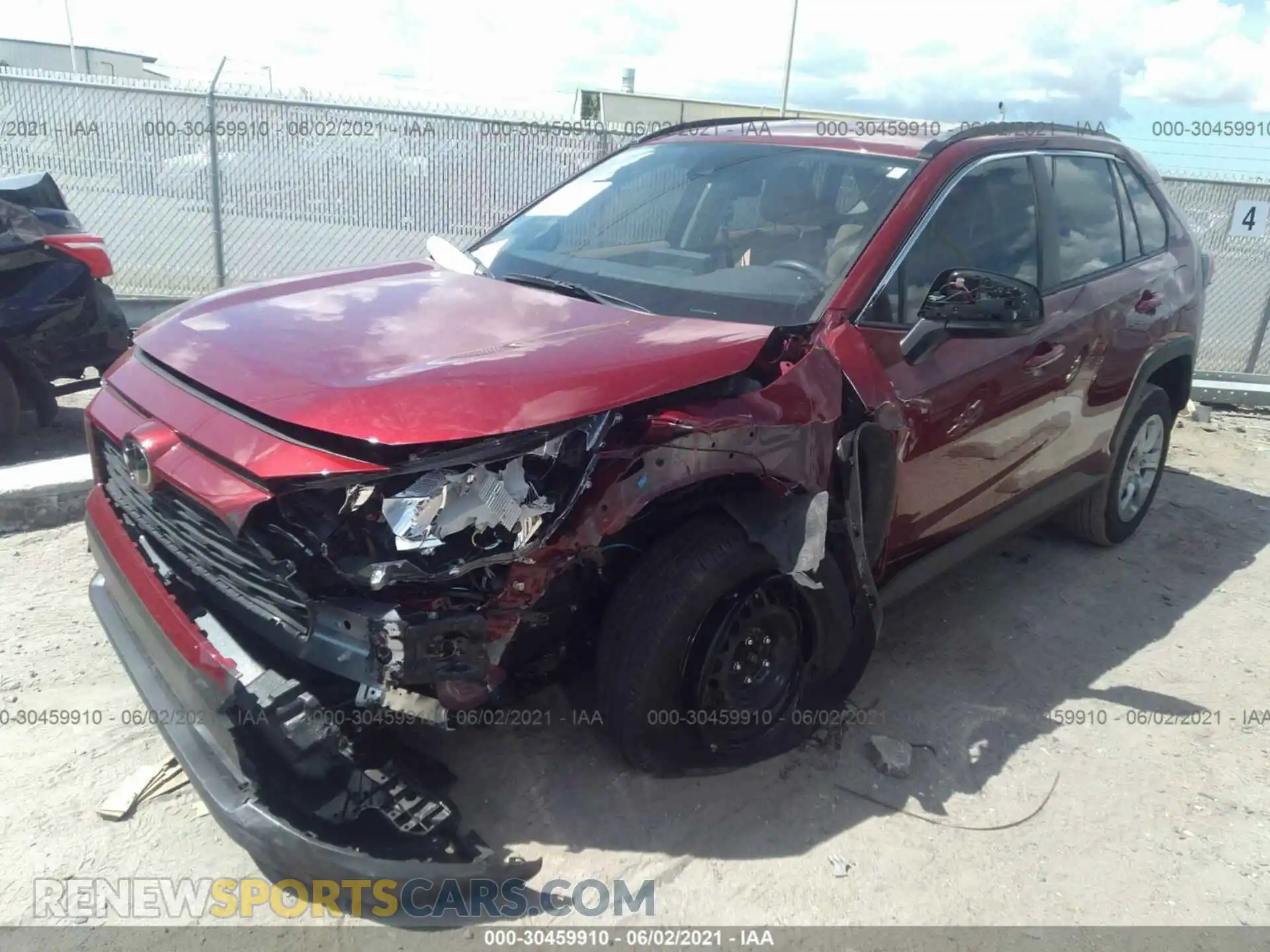 2 Photograph of a damaged car JTMH1RFV6MD071693 TOYOTA RAV4 2021