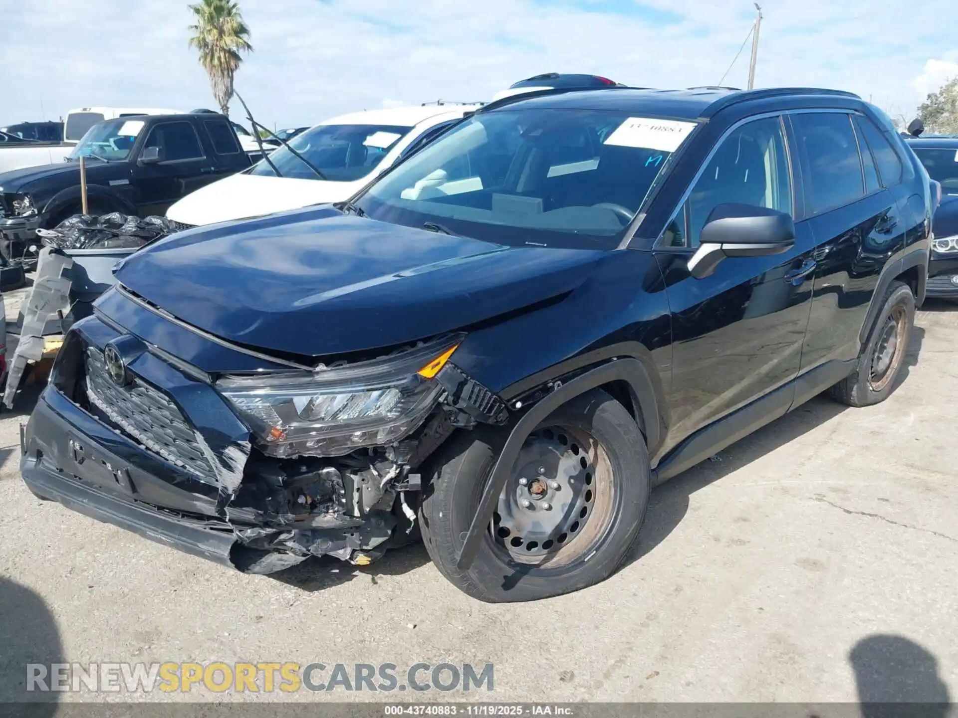 2 Photograph of a damaged car JTMH1RFV7MD070519 TOYOTA RAV4 2021