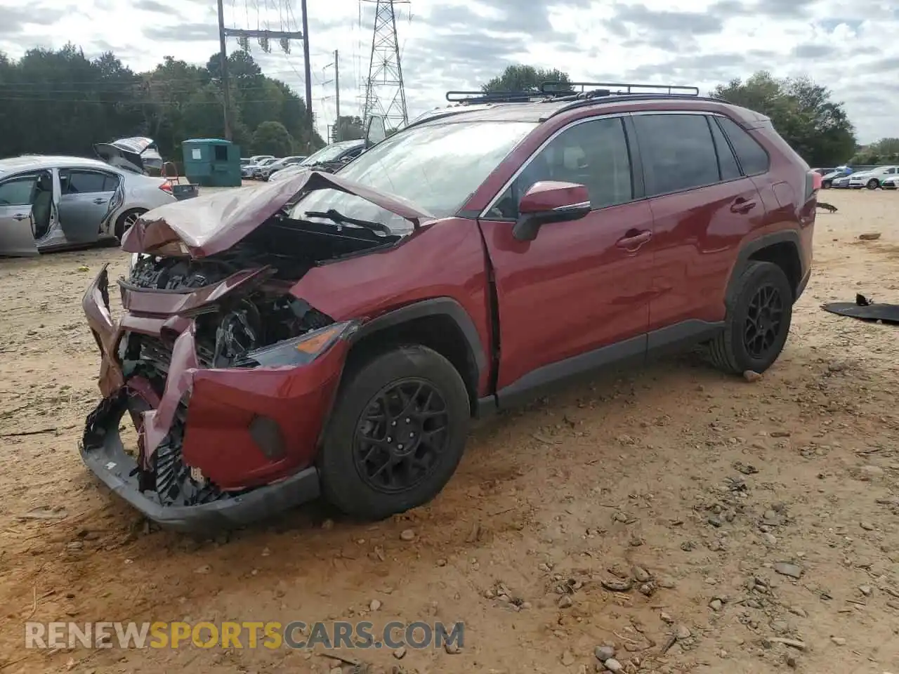 1 Photograph of a damaged car JTMK1RFV9MD068955 TOYOTA RAV4 2021