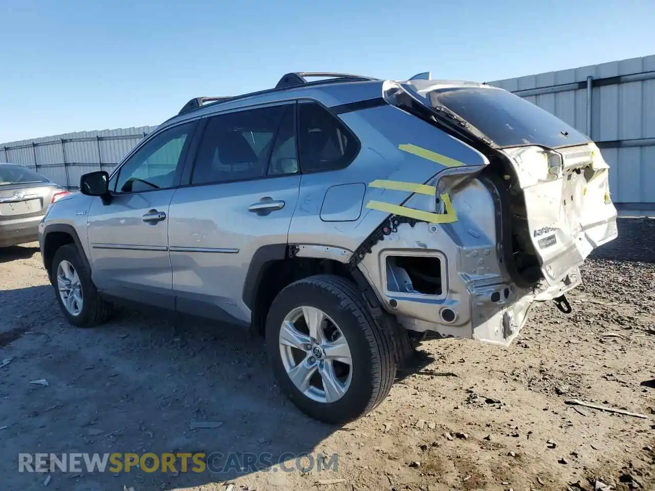 2 Photograph of a damaged car JTMLWRFV1MD124490 TOYOTA RAV4 2021