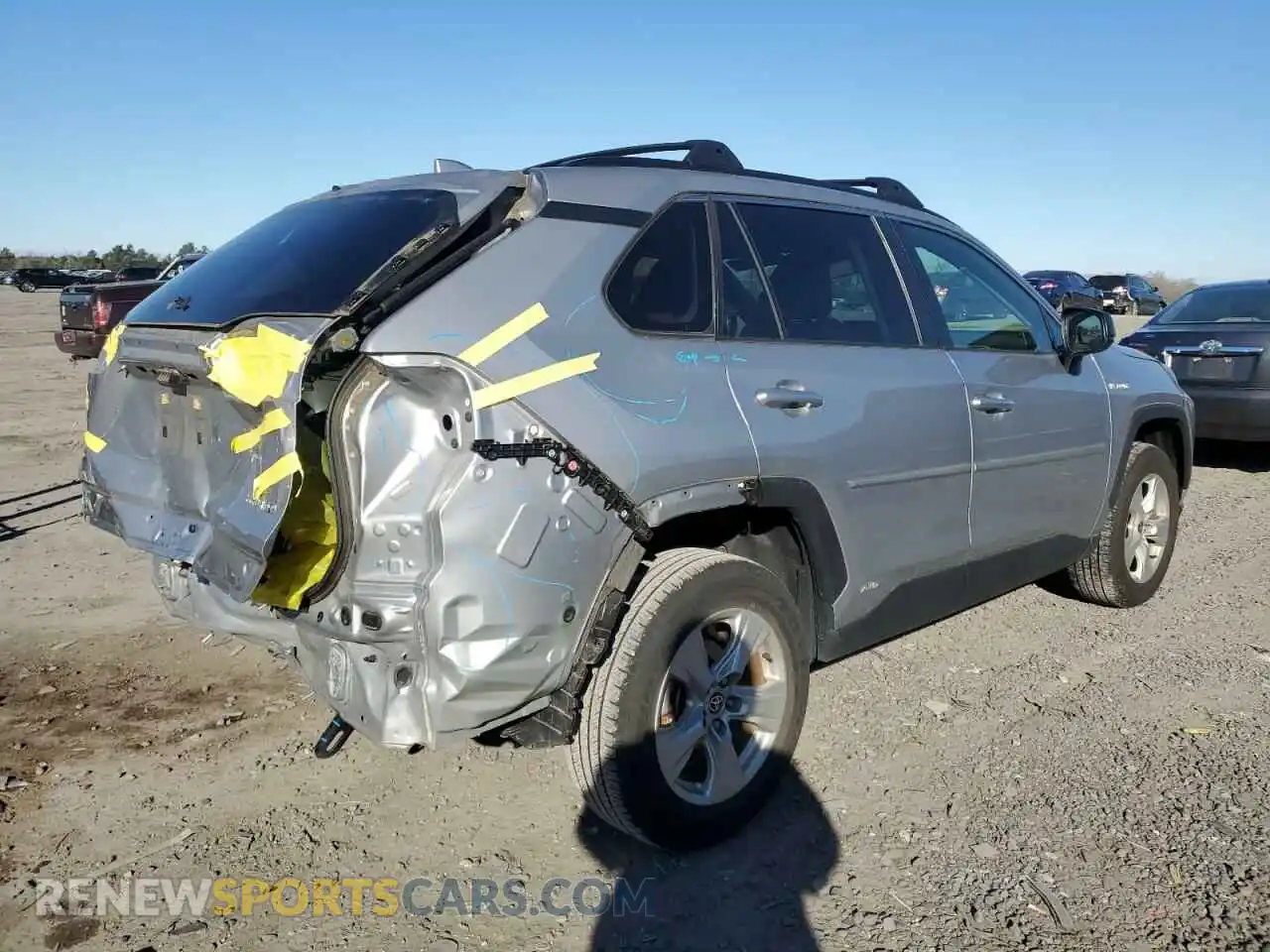 3 Photograph of a damaged car JTMLWRFV1MD124490 TOYOTA RAV4 2021