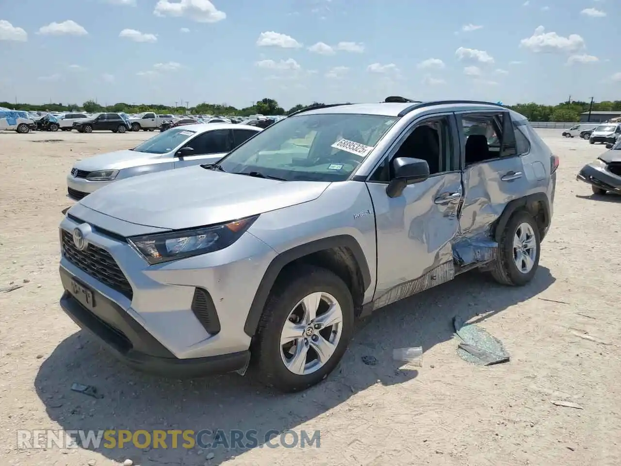 1 Photograph of a damaged car JTMLWRFV2MD116351 TOYOTA RAV4 2021