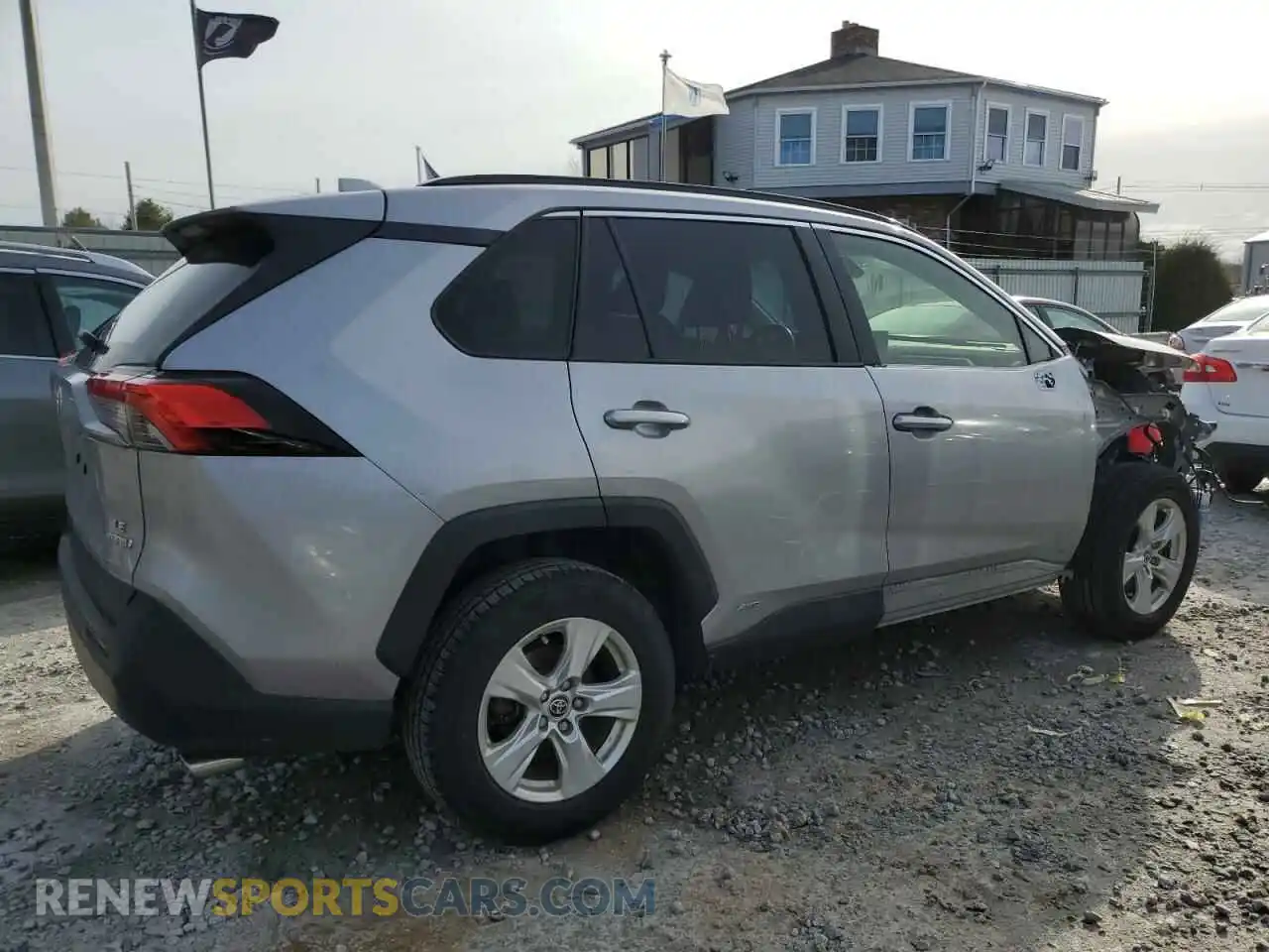 3 Фотография поврежденного автомобиля JTMLWRFV7MD559627 TOYOTA RAV4 2021