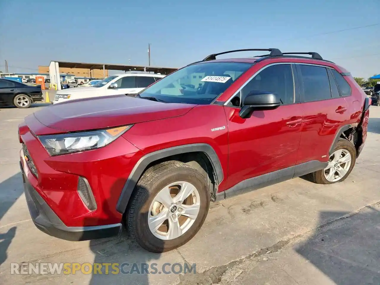 1 Photograph of a damaged car JTMLWRFV8MD120078 TOYOTA RAV4 2021