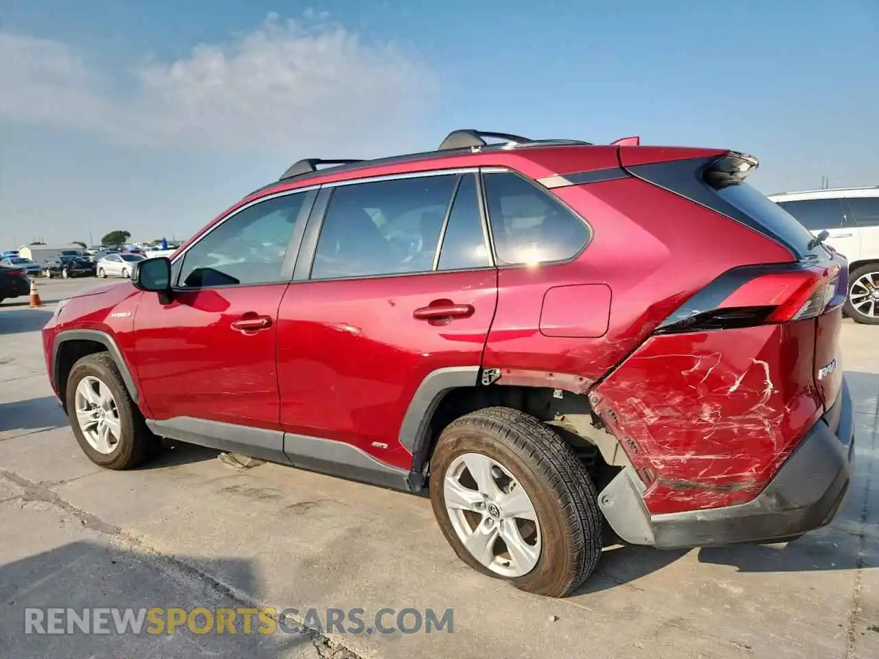 2 Photograph of a damaged car JTMLWRFV8MD120078 TOYOTA RAV4 2021