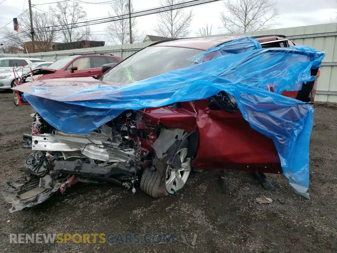 2 Photograph of a damaged car JTMLWRFV8MD127712 TOYOTA RAV4 2021