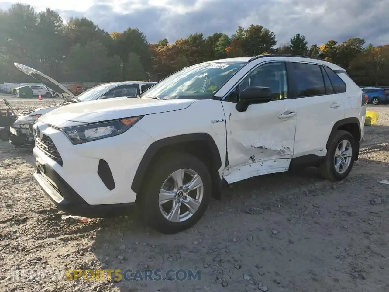 1 Photograph of a damaged car JTMLWRFV9MD117108 TOYOTA RAV4 2021