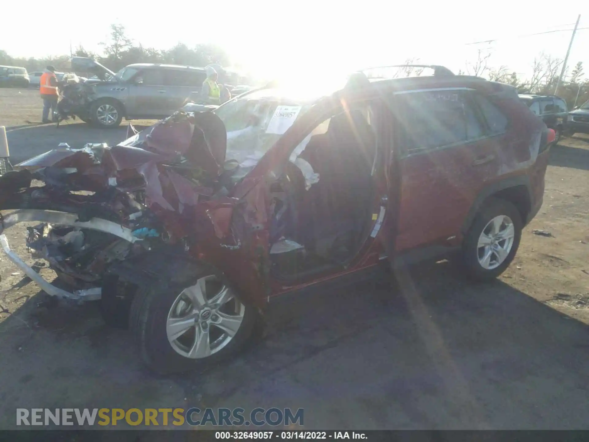 2 Photograph of a damaged car JTMLWRFVXMD132927 TOYOTA RAV4 2021