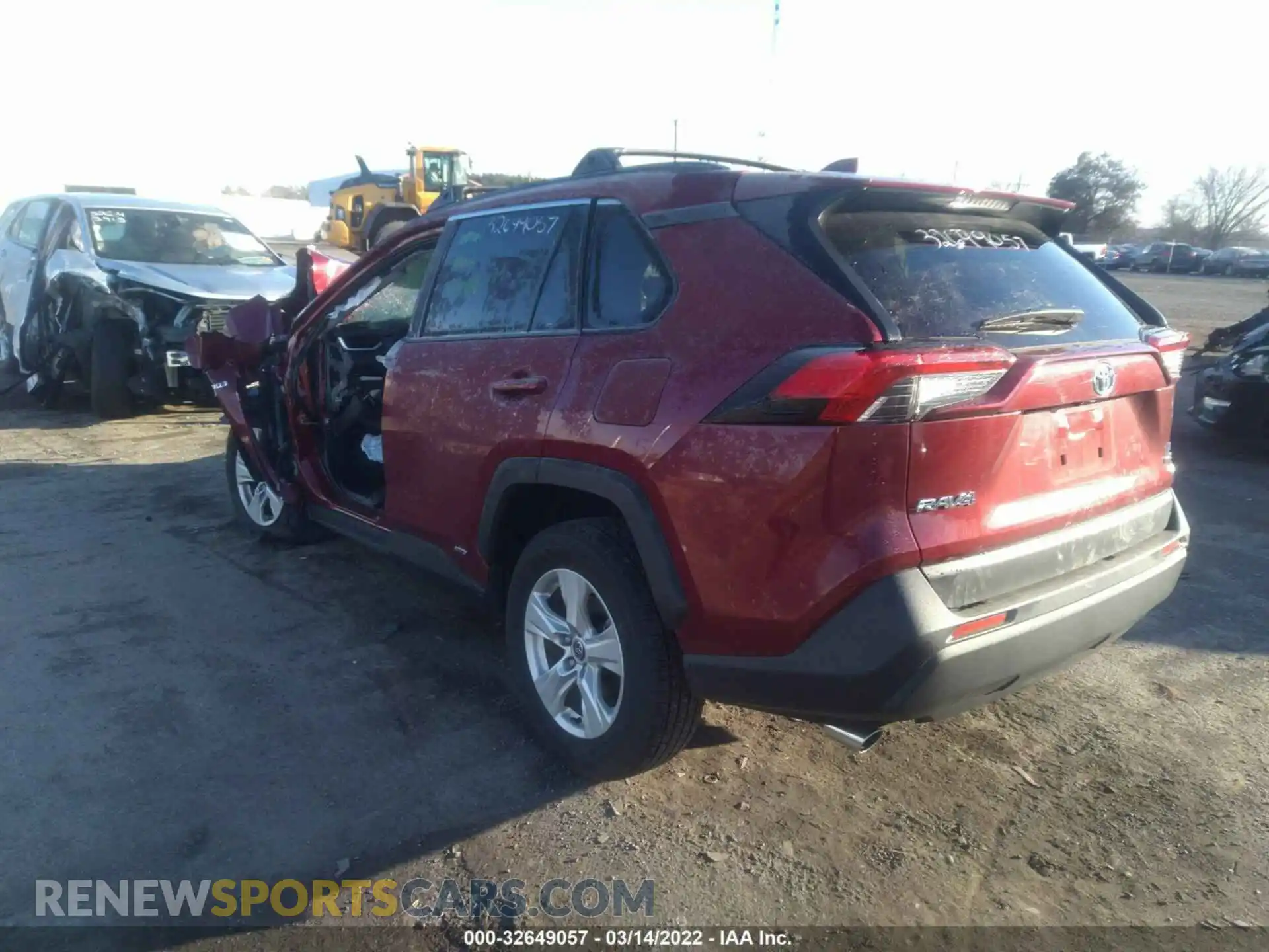 3 Photograph of a damaged car JTMLWRFVXMD132927 TOYOTA RAV4 2021
