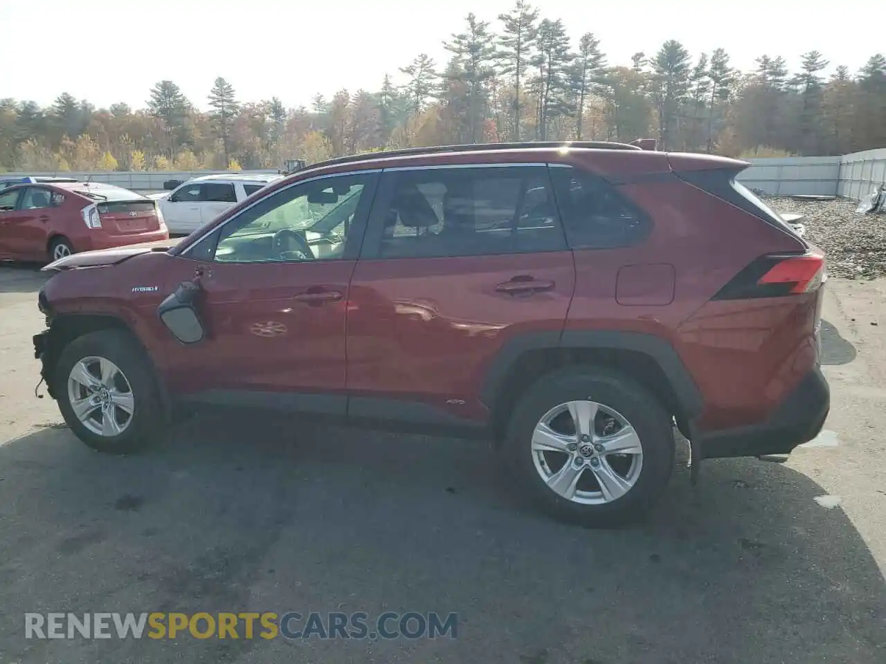 2 fotografías del automóvil dañado JTMM6RFV2MD020997 TOYOTA RAV4 2021